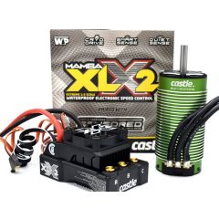 Castle Creations - Mamba XLX2 8S - 33.6V ESC 2028-1100KV Sensored Motor