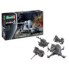 Revell 1/72 8.8 cm Flak 37 + Sd.Anh.202