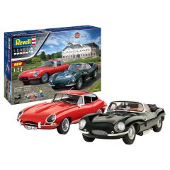 Revell 1/24 Jaguar E-Type en Jaguar XK-SS