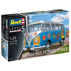 Revell 1/24 Volkswagen T1 Samba Bus Flower Power