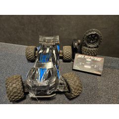 Tweedehands Traxxas Sledge 4WD Brushless Monster Truck RTR - Blauw