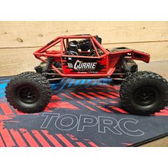 Tweedehands Axial 1/10 Capra 1.9 4WS Crawler Buggy RTR - Rood (diverse upgrades)