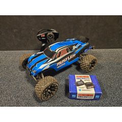 Tweedehands Traxxas Rustler met brushless motor set