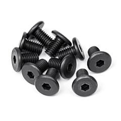 Pan head screw m5x8mm (hex socket/10pcs) (100550)