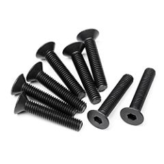 Flat head screw m3x16mm (hex socket/10pcs)