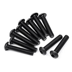 Button head screw m3x16mm (hex socket/10pcs)