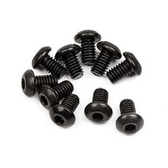 Button head screw m2.5x4mm (hex socket/10pcs)