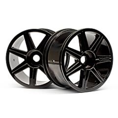 7 spoke black chrome trophy truggy wheel