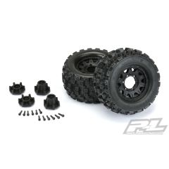 Proline Badlands 2.8" set wielen (electro 4X4: FR/RR, electro 2WD: FR/RR) - 12mm (PL10125-10)