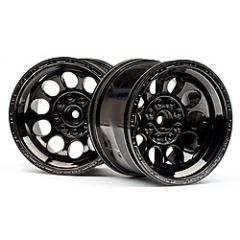 HPI - Bullet st wheels black chrome (pr) (101252)