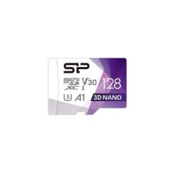 Silicon Power Micro SDHC card Superior Pro 3D-Nano 128GB met adapter 