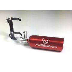 Aluminum Nitrous Oxide Pressure Bottle Dummy - Rood