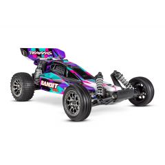 Traxxas Bandit VXL brushless buggy RTR - Magnum 272R Transmissie - Paars