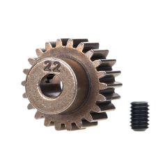 Traxxas - Gear, 22-T pinion (48-pitch) (fits 3mm shaft)/ set screw (TRX-2422)