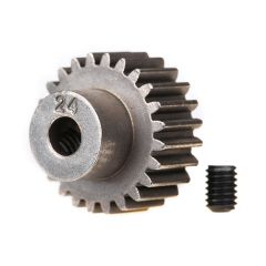 Traxxas - Gear, 24-T pinion (48-pitch) (fits 3mm shaft)/ set screw (TRX-2424)