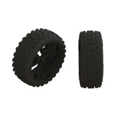 Arrma - Dboots 2HO Tire Set Glued Black (2) (AR550057)