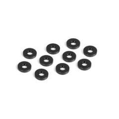 Alu Conical Shim 3X6X2.0mm - Black (10) (X362280-K)