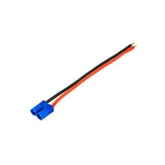 EC2 Man stekker met 16AWG silicone kabel (10cm)