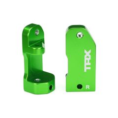 Traxxas - Caster blocks, 30-degree, green-anodized 6061-t6 aluminum (left & right) (TRX-3632G)