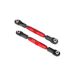  Camber links, front (TUBES red-anodized, 7075-T6 aluminum, stronger than titanium) (83mm)