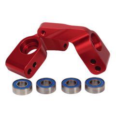 Traxxas - Stub axle carriers (2) aluminum (red-anodized) (TRX-3652X)