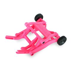 Wheelie bar, assembled (pink) (fits Stampede, Rustler, Bandit series)