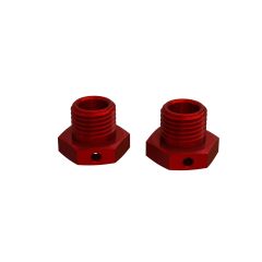 Arrma - Aluminum Wheel Hex 17mm 14.6mm Thick Red (2) (ARA311035)