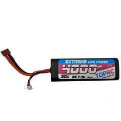 TRC Car Lipo 30c 7,4 volt 4000mah met Deans stekker