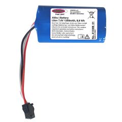 Jamara - Accu Bagger Volvo EC160E Metal Li-Ion 7,4V 1200mAh 8,88Wh