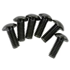 Screws, 4x14mm button-head machine (hex drive) (6)