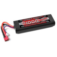 Team Corally Power Racing Lipo 30c 7,4 volt 4000mah met Dean Stekker