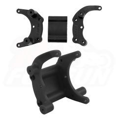 RPM Rear Bumper / Wheeliebar Mount voor Traxxas - Zwart