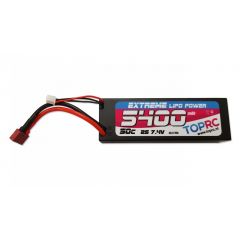 TRC Car Lipo 50c 7,4 volt 5400mah met Deans stekker