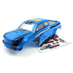 Blackzon Slyder MT Turbo Body (Zwart/Blauw) (540205)