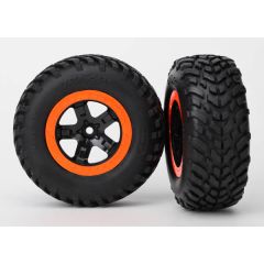 Tires & wheels, assembled, glued (S1 compound) (2) (TRX-5863R)