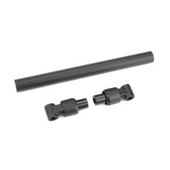 Team Corally - Chassis Tube - Rear - 130mm - Aluminum - Black - 1 Set