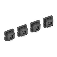 Team Corally - Bushings Set - For 4mm Shock Tower - Through hole - 0 Deg - Composite - 4 pcs