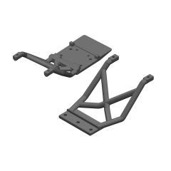 Team Corally - Skid Plates - FR/RE - 1 Set