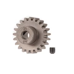 Traxxas - Gear, 21-T pinion (1.0 metric pitch) (fits 5mm shaft)/ set screw (TRX-6493X)