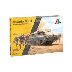 Italeri 1/35 Crusader Mk.II with 8th Army Infantry