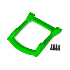 Traxxas skid plate, roof (body)/ 3x12mm CS (4) (groen) (TRX-6728G)