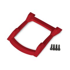 Traxxas skid plate, roof (body)/ 3x12mm CS (4) (rood) (TRX-6728R)