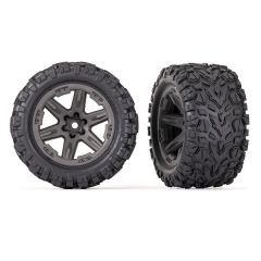 Traxxas - Tires & wheels, assembled, glued (2.8') (RXT gray) (TRX-6763)