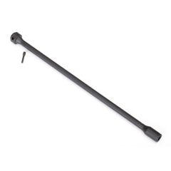 Driveshaft, center, plastic, (black)/ screw pin (TRX-6767)