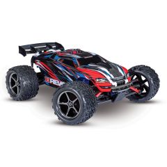 Traxxas E-Revo 1/16 electro truggy RTR - Rood/Blauw