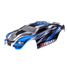 Traxxas - Body, 1/16 E-Revo, blue (painted, decals applied) (TRX-7115-BLUE)