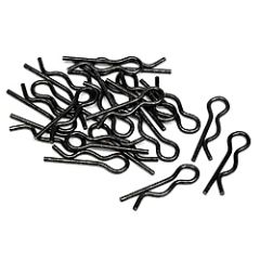 HPI - Body clip (6mm/black/20pcs) (75106)