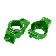 Traxxas - Caster blocks (c-hubs), 6061-T6 aluminum (green-anodized), left & right (TRX-7832-GRN)