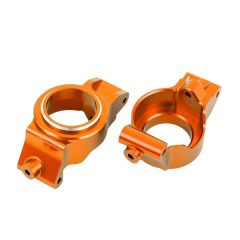 Traxxas - Caster blocks (c-hubs), 6061-T6 aluminum (orange-anodized), left & right (TRX-7832-ORNG)