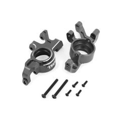 Traxxas - Steering blocks, 6061-T6 aluminum (gray-anodized), left & right (TRX-7836-GRAY)